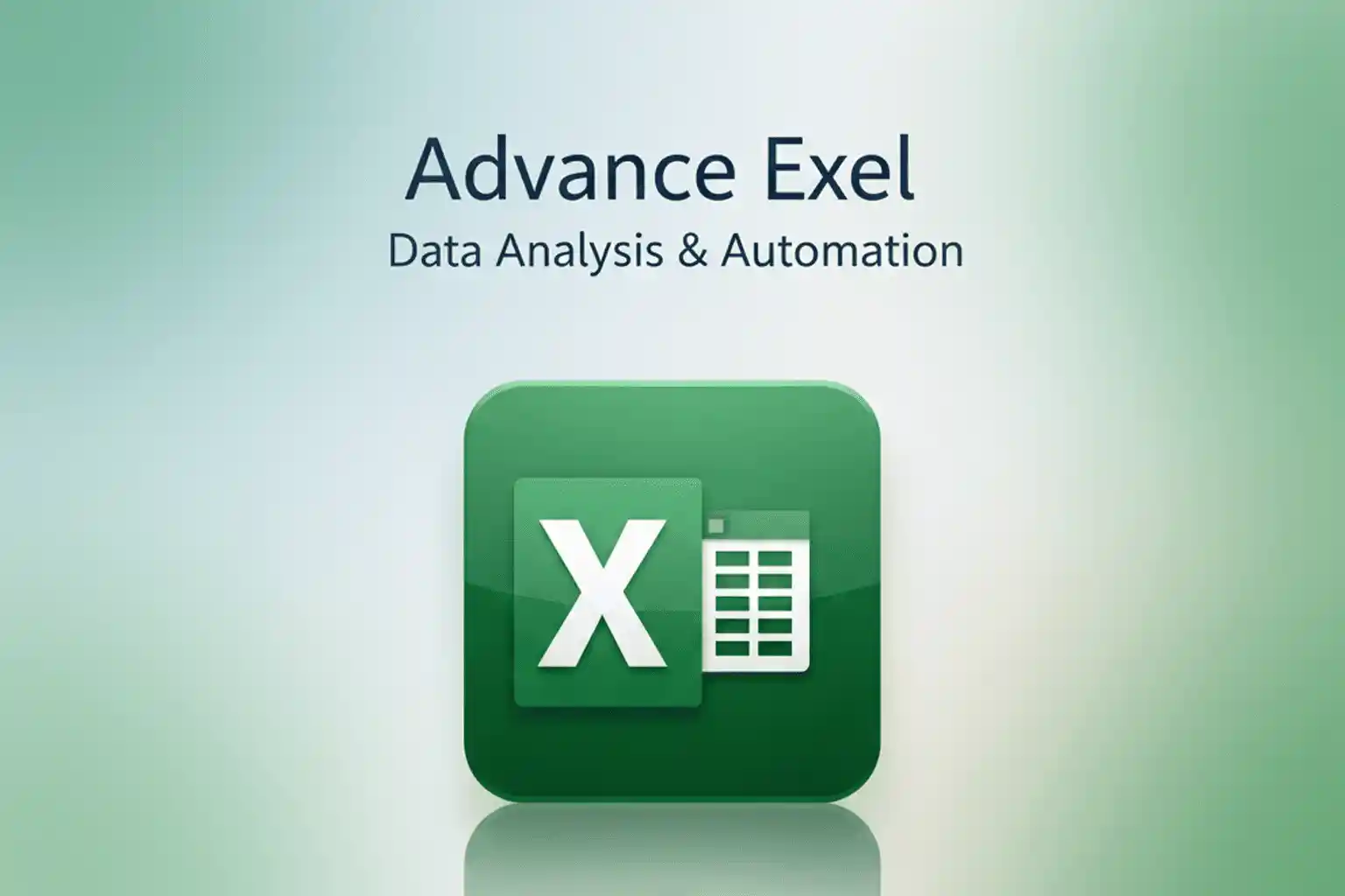 CERTIFICATE COURSE IN ADVANCE EXCEL