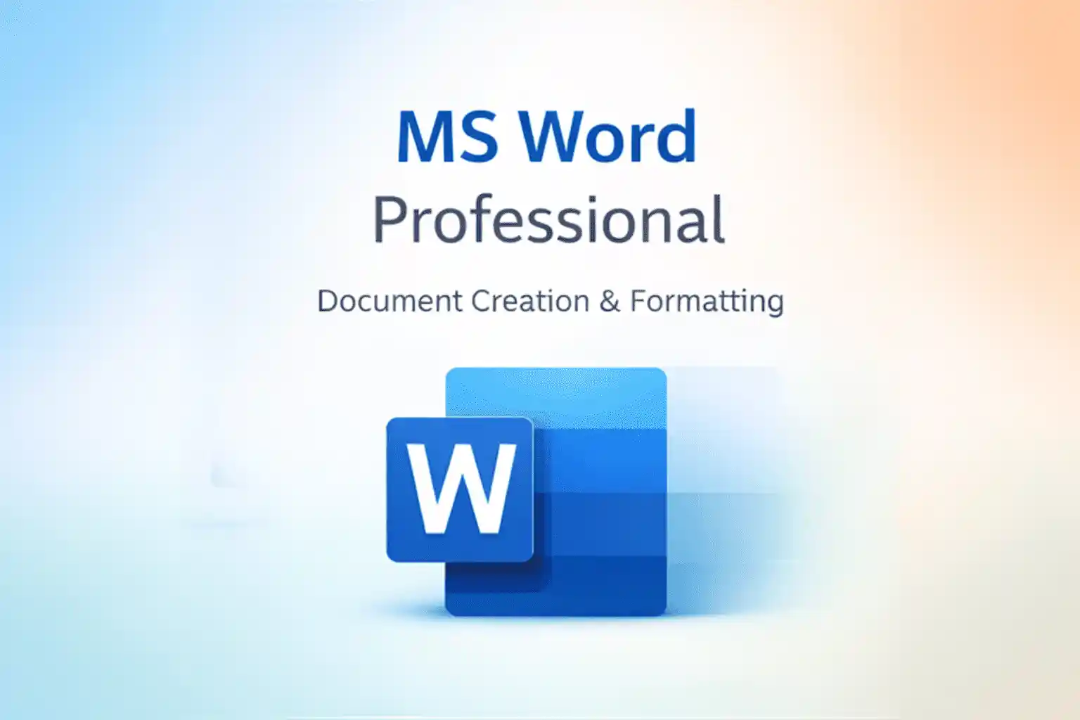 CERTIFICATE COURSE IN MS WORD